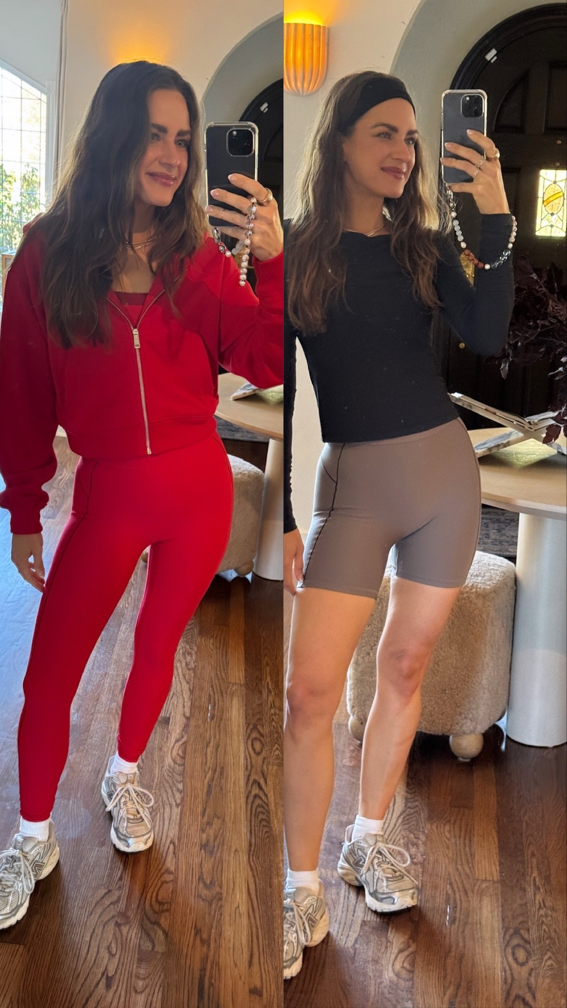 #abercrombiepartner I was so excited for the newest @abercrombie YPB x Barry’s collection that just dropped. These are pieces to take you from a really good workout to on the go & in colors that are just perfect for Fall. I am wearing a size small in everything & linked everything here!