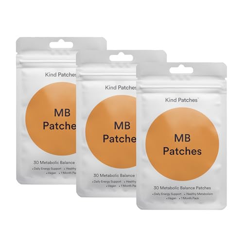 Kind Patches MB Patches with Orange Peel, Bitter Orange, Grapefruit, and Green Tea Extract - Vegan - 3 Pack, 90 Count | Amazon (US)