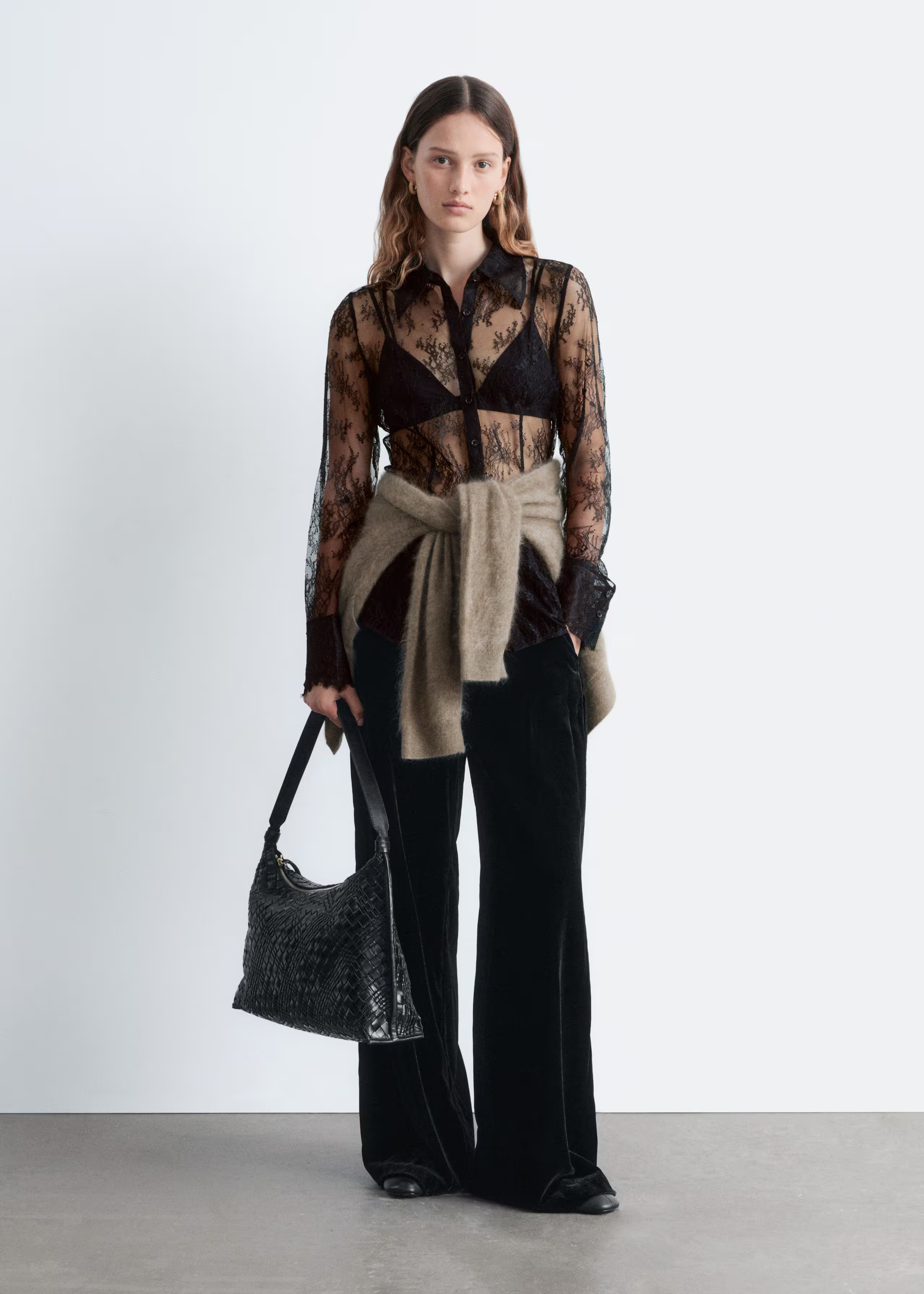 Tapered Lace Shirt | & Other Stories UK