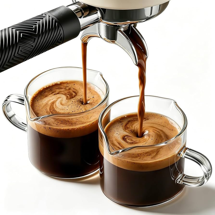 DWTS DANWEITESI Espresso Cups Set of 2: Espresso Machine Accessories - Espresso Shot Cups for Hom... | Amazon (US)