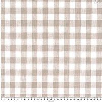 Pleated Buffalo 1.5"" Plaid Curtains, Ecru & White Slub Canvas Check Drapes, Window | Etsy (US)