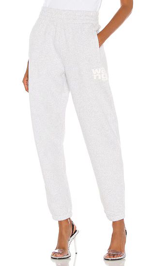 Foundation Terry Classic Sweatpant in Light Heather Grey | Revolve Clothing (Global)