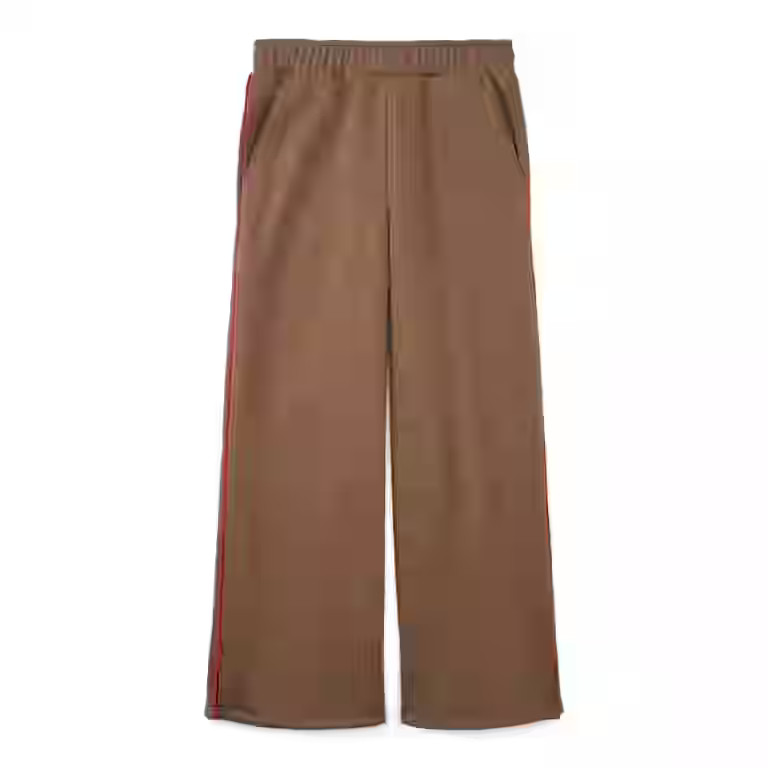 Weekend Academy Girls Rolled Waist Fleece Sweatpants, Sizes 4-18 | Walmart (US)