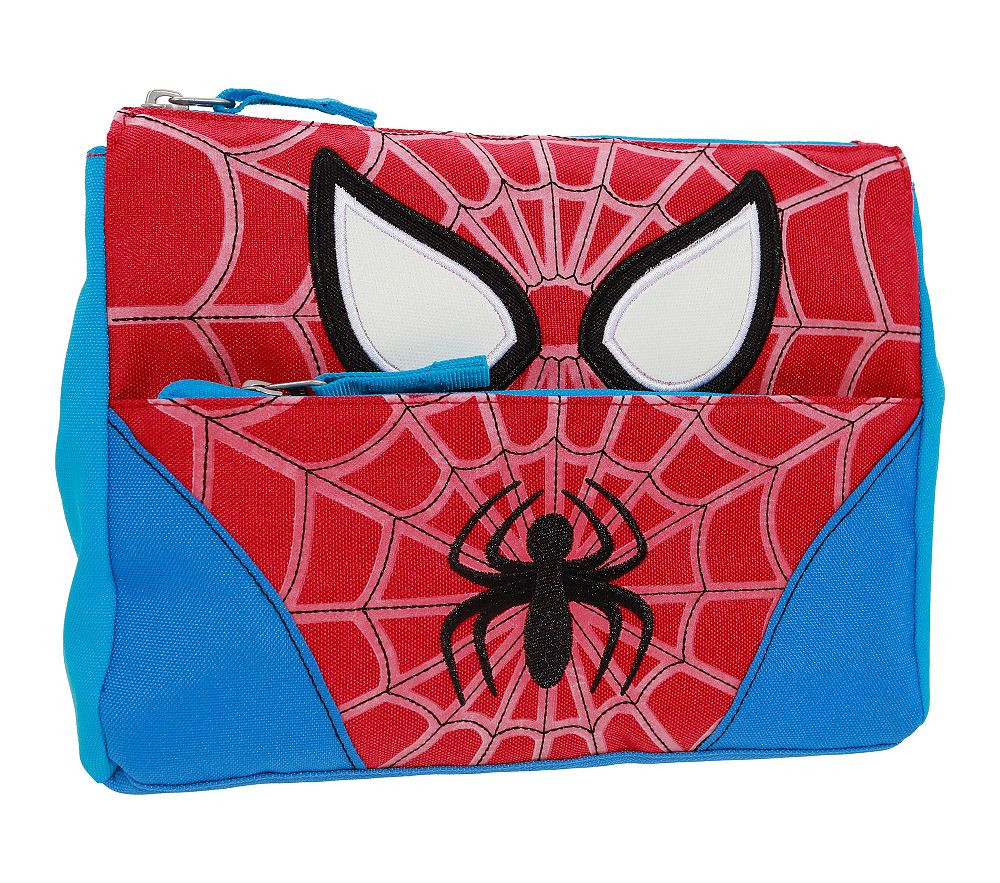 Mackenzie Marvel's Spider-Man Critter Glow-in-the-Dark Supplies Pouch | Pottery Barn Kids