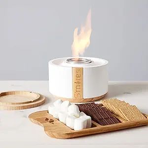 TerraFlame Portable Indoor and Outdoor Smoke Free Clean Burning Gel Fuel S'mores Roaster Tabletop... | Amazon (US)