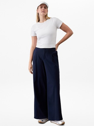 Signature Rib Crop Tee | Athleta