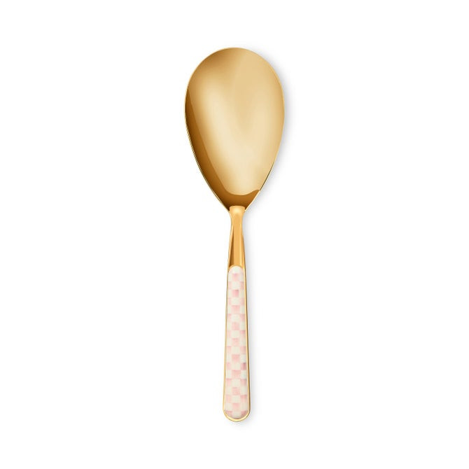 Rosy Check Bistro Serving Spoon | MacKenzie-Childs