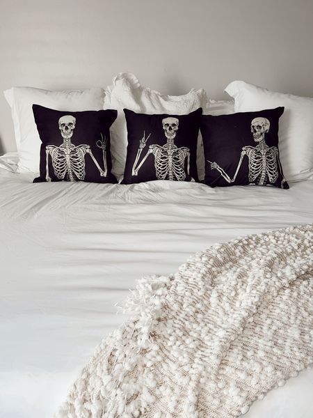 ☠️Pillow covers are my new favorite thing to decorate and change out! 💀

#LTKSeasonal #LTKhome #LTKfamily