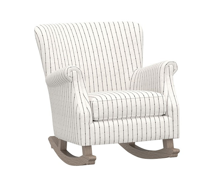 Minna Small Spaces Rocking Chair & Ottoman | Pottery Barn Kids