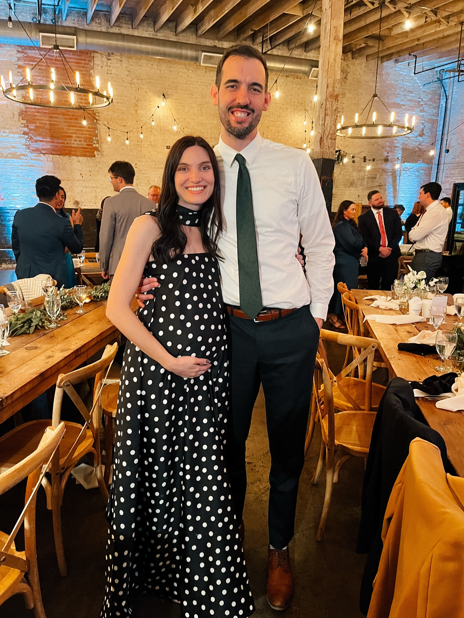 Pregnancy wedding attire for the win 🤍🖤

#LTKWedding #LTKStyleTip #LTKBump