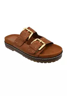 Wonderly Mia 2 Strap Footbed Sandals | Belk