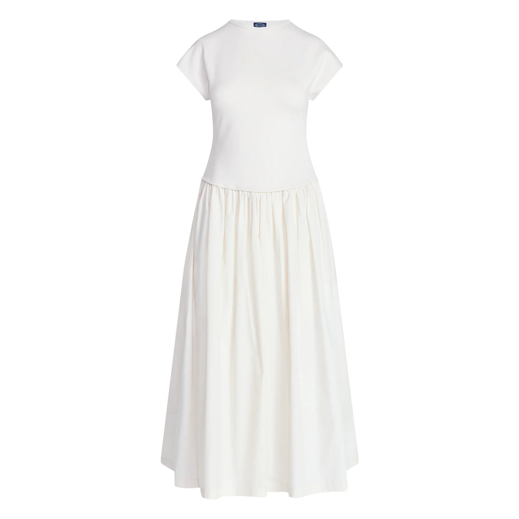 Scoop Women’s Maxi Dress with Short Dolman Sleeves, Sizes XS-4X | Walmart (US)