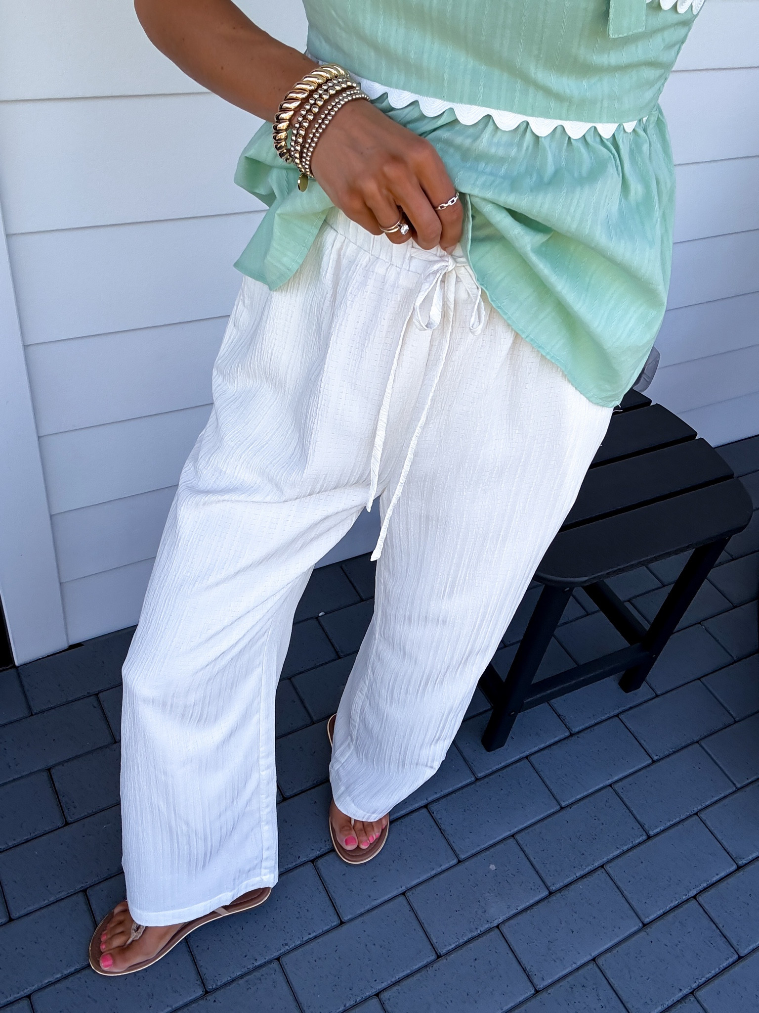 Wearing small pants 

#LTKTravel #LTKgrwm #LTKSwim