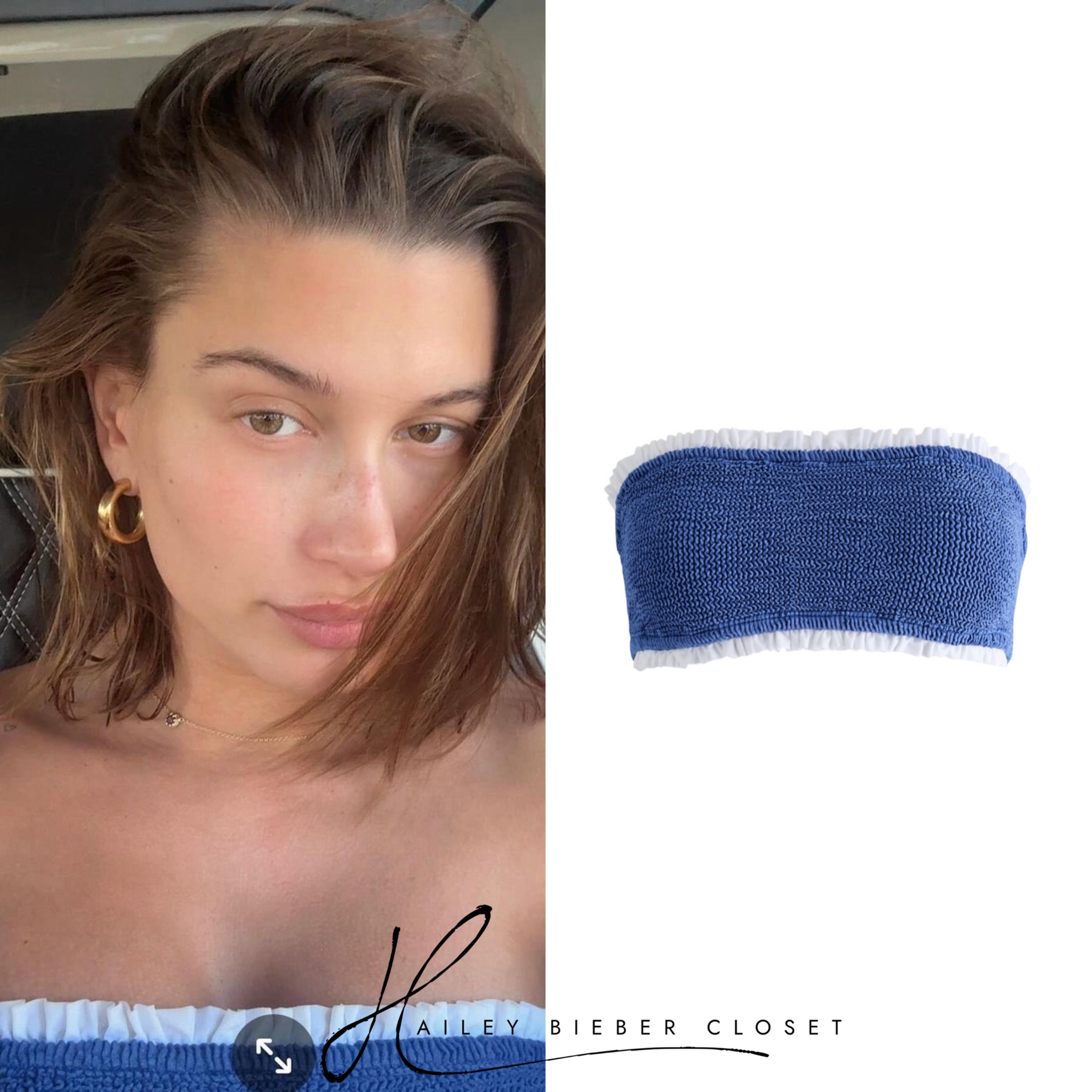 #HaileyBieber wears #HunzaG Tracey Frill Bikini ($270.00). 💙

#HaileyBieber #HaileyBieberCloset #HaileyBieberStyle #Fashion #StreetStyle #StreetWear #Style 