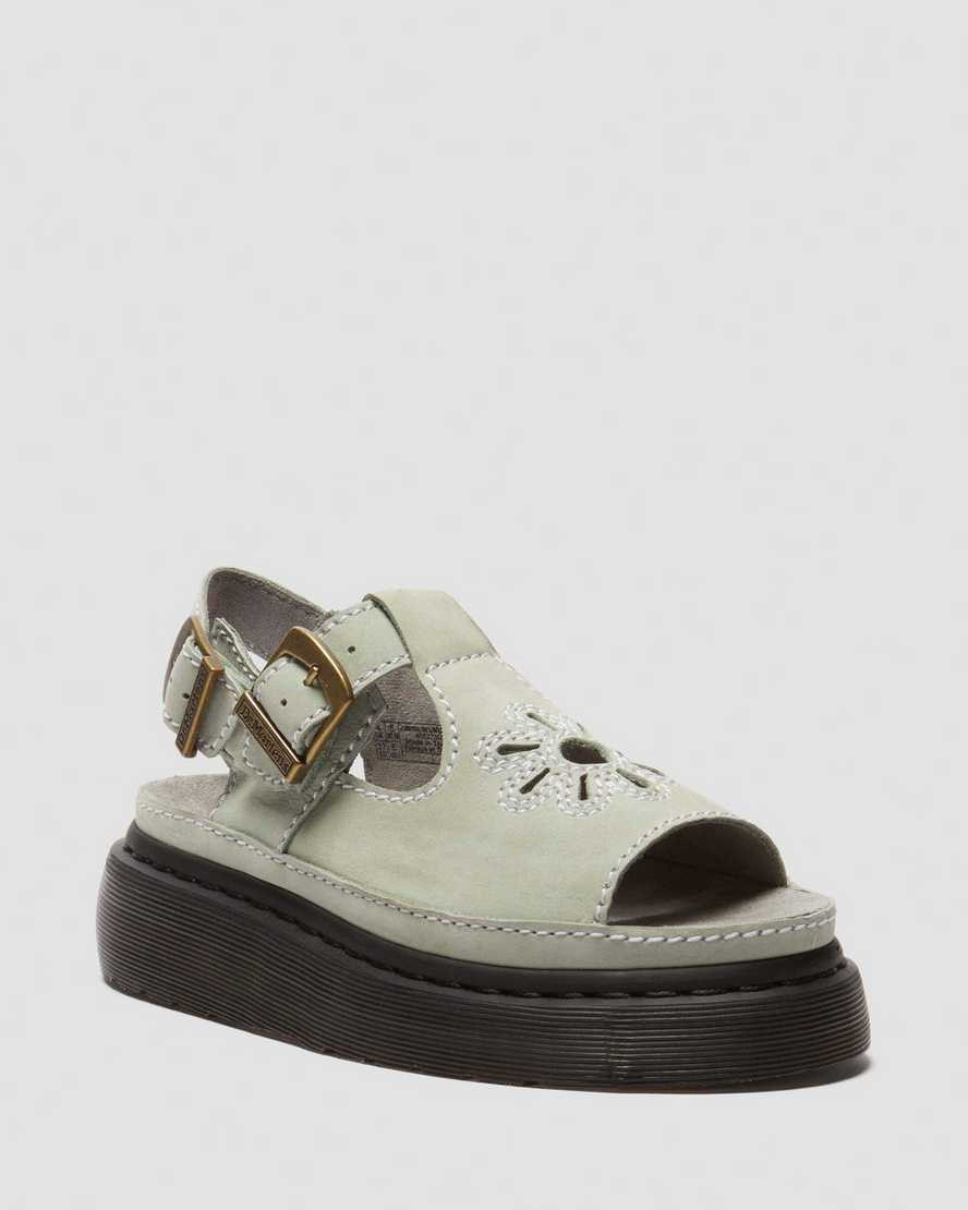 Dunnet Flower Buttersoft leather sandals | Dr. Martens