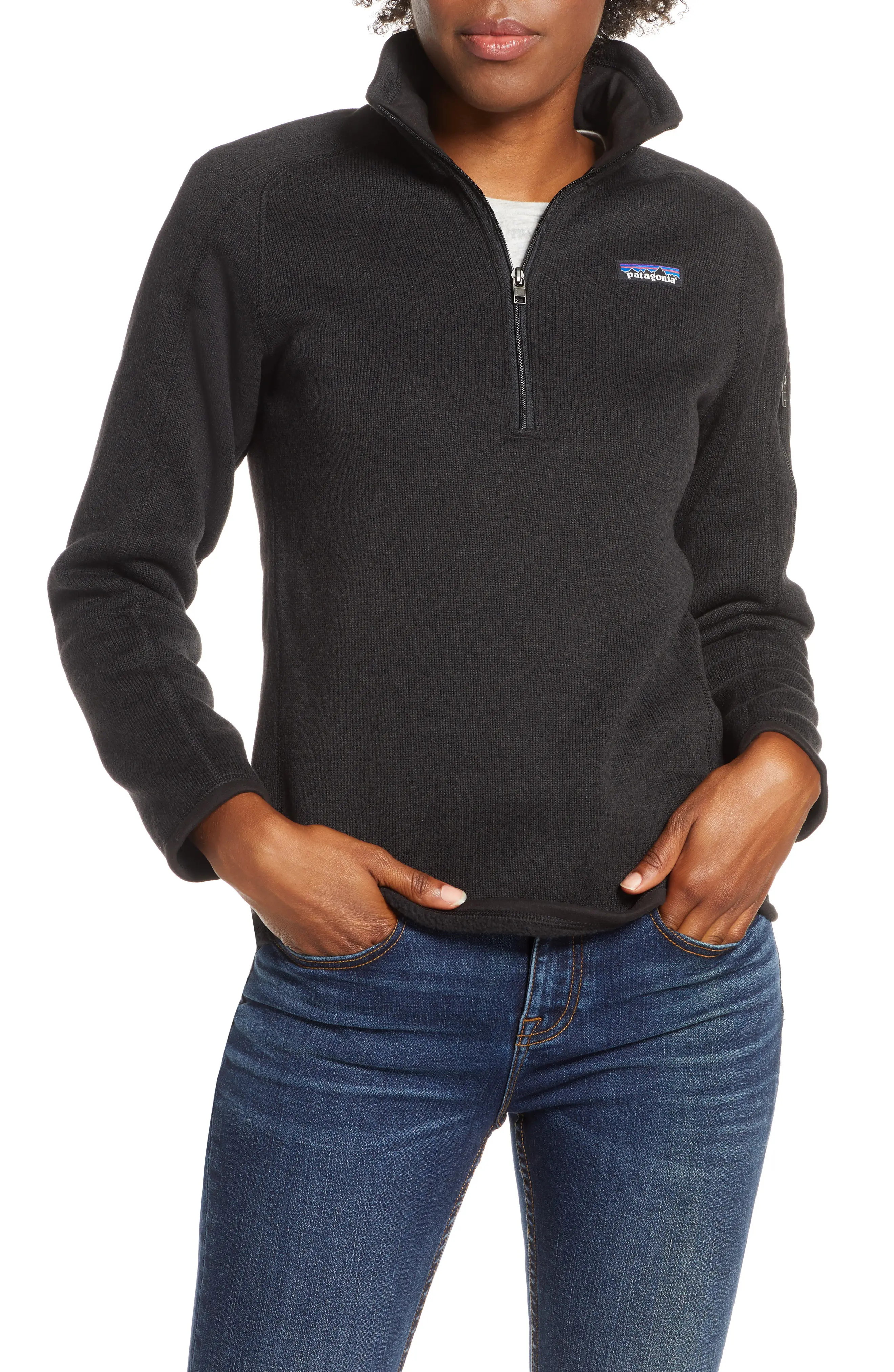 Women's Patagonia Better Sweater Quarter Zip Performance Jacket | Nordstrom