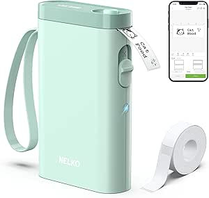 Label Maker Machine with Tape, P21 Portable Bluetooth Label Printer, Wireless Built-in Cutter Sti... | Amazon (US)