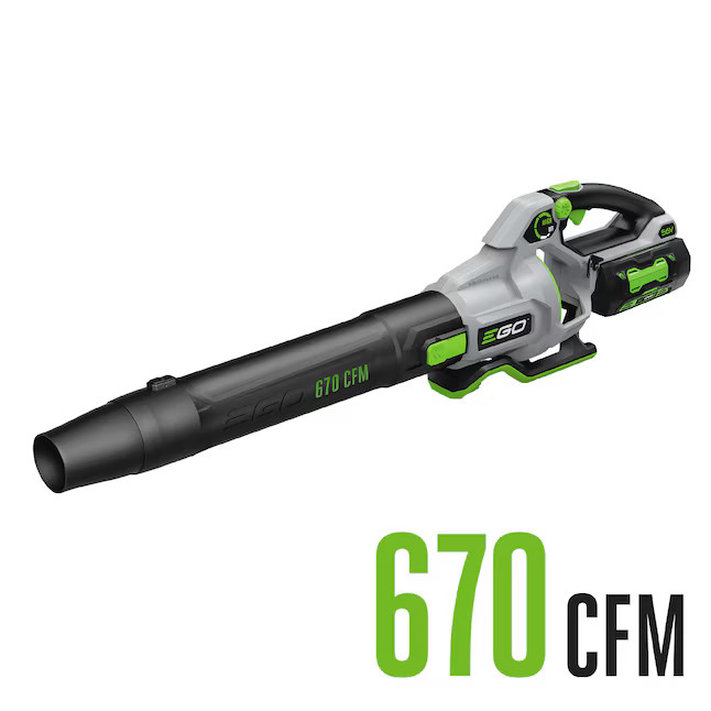 EGO POWER+ 56-volt 670-CFM 180-MPH Battery Handheld Leaf Blower 4 Ah (Battery and Charger Include... | Lowe's