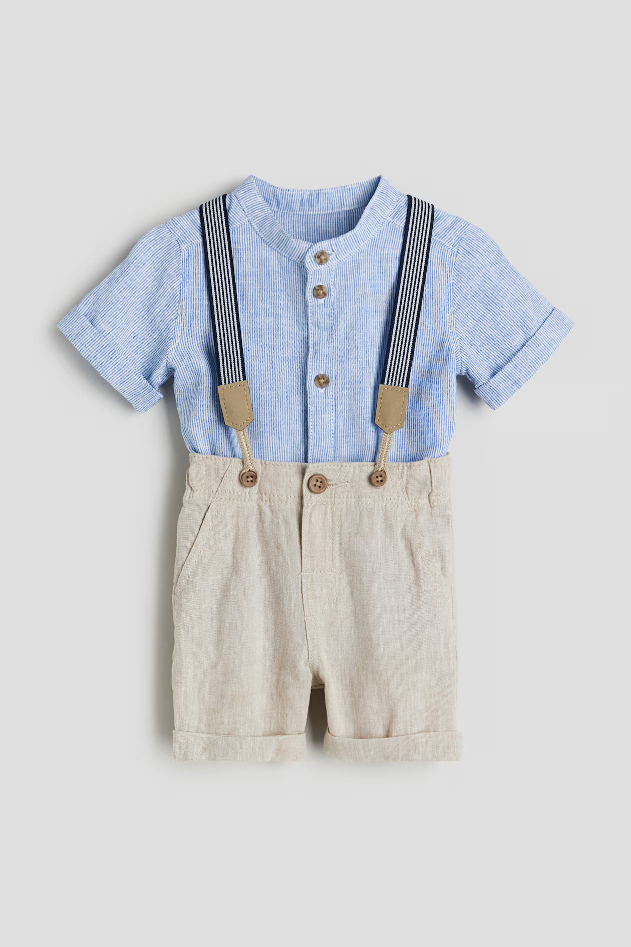 2-piece Set with Suspenders | H&M (US + CA)