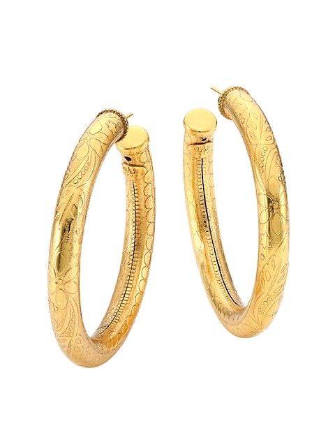 Maoro Small Hoop Earrings | Saks Fifth Avenue