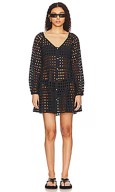 Solid & Striped The Evan Dress in Blackout from Revolve.com | Revolve Clothing (Global)