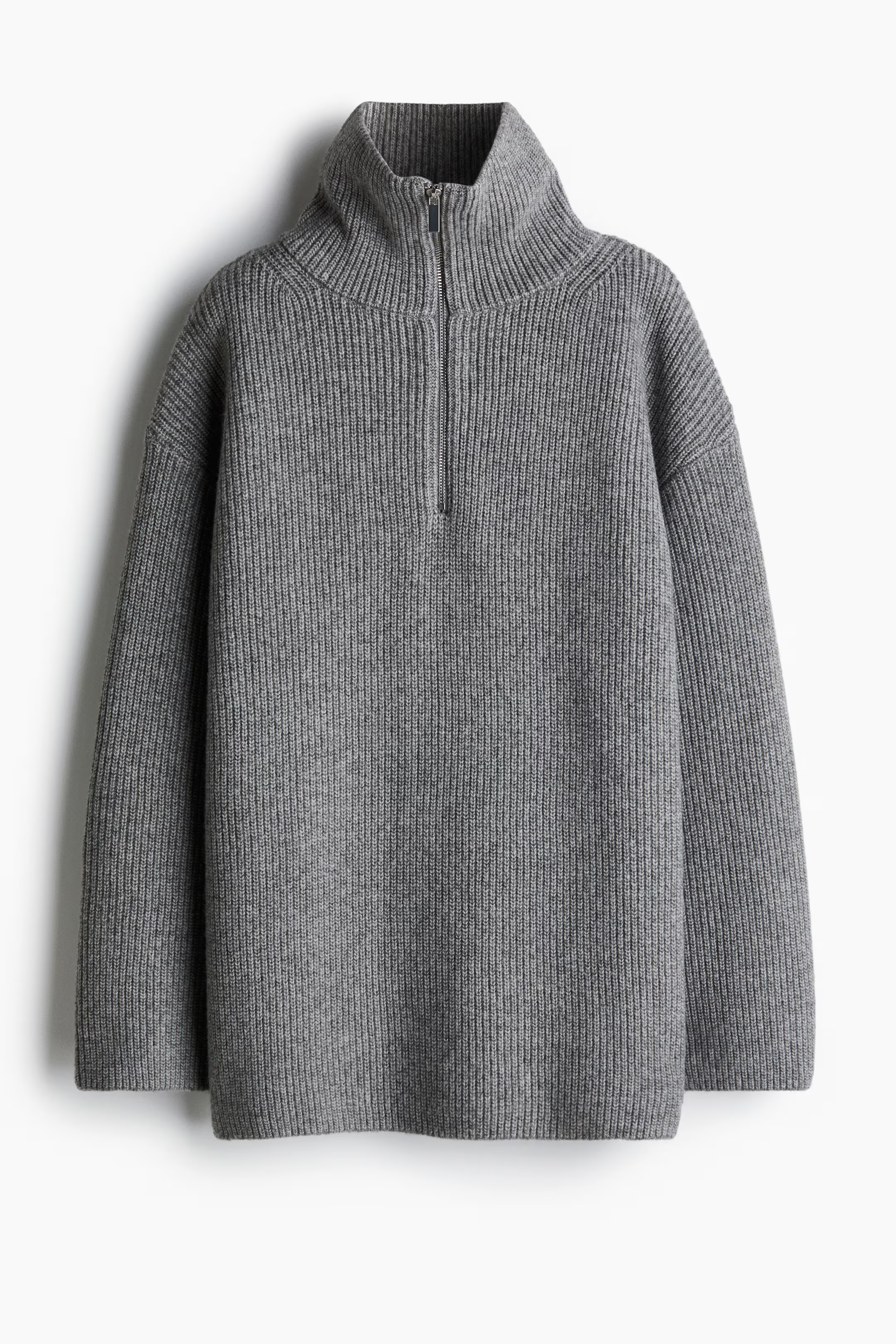Rib-knit Half-zip Sweater | H&M (US + CA)