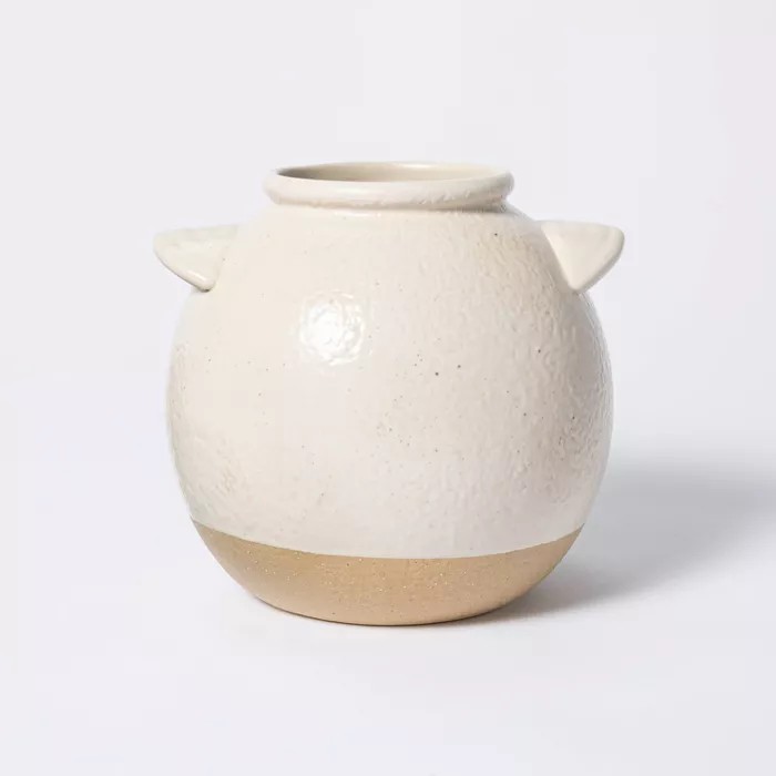 6" x 6" Crock Stoneware Vase Beige - Threshold™ designed with Studio McGee | Target