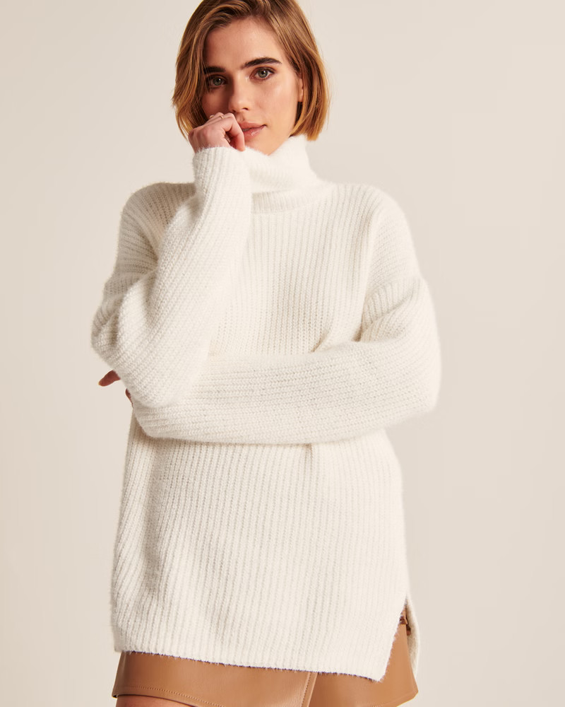 Eyelash Legging-Friendly Turtleneck Sweater | Abercrombie & Fitch (US)