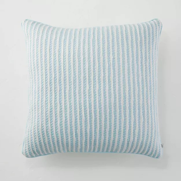 Ticking Stripe Indoor/Outdoor Throw Pillow - Hearth & Hand™ with Magnolia | Target
