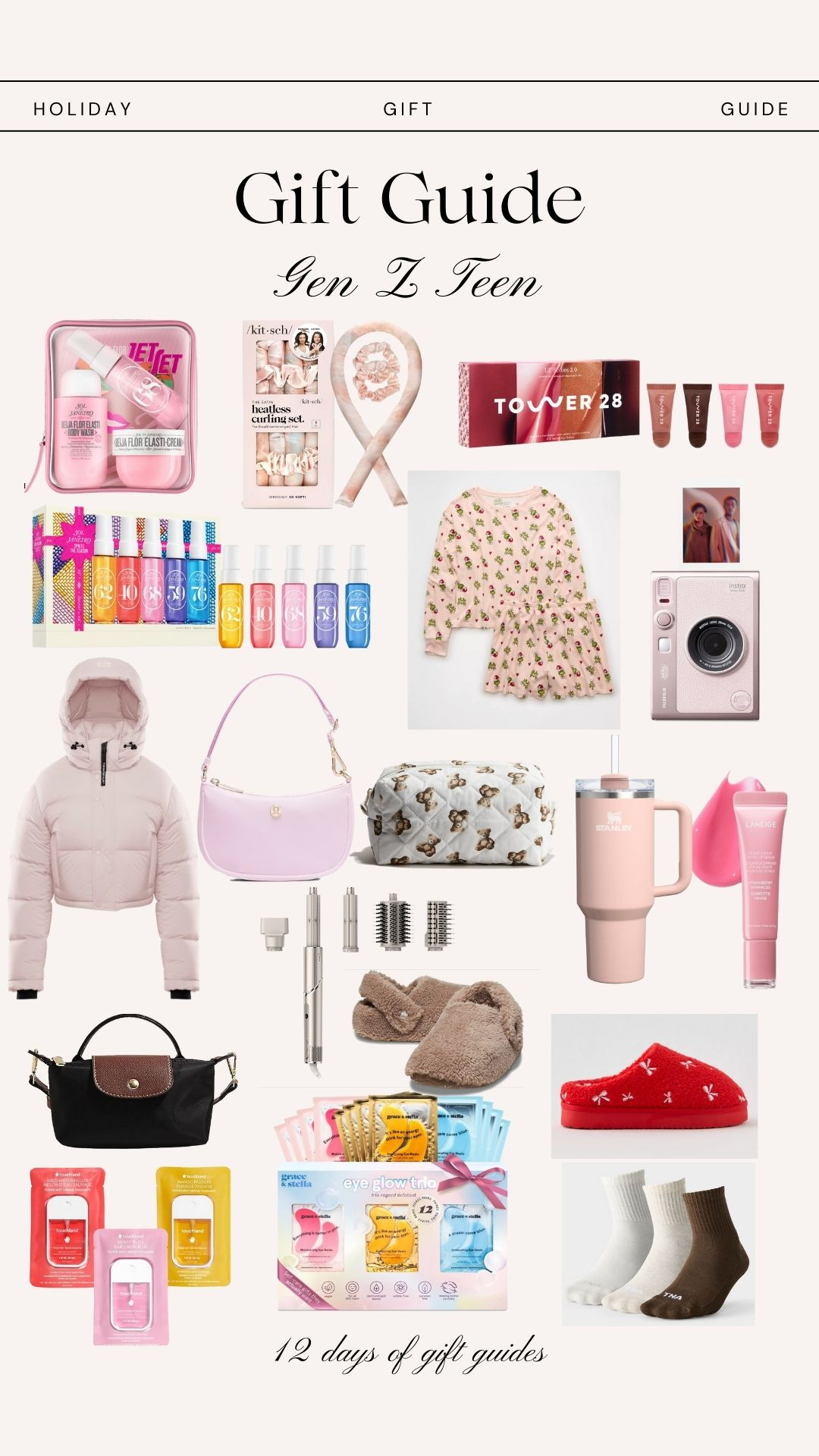 Day 12 of 12 Days of Gift Guides 🎀✨
The ultimate Gen Z / Teen Girl gift guide — trendy, aesthetic, cozy, and everything she’s currently obsessed with.
Think hair accessories, beauty must-haves, cute tech, skincare favourites, room decor, and “it girl” essentials she’ll LOVE unwrapping.

Perfect if you need Christmas gifts for teens, gifts for Gen Z girls, trendy gifts for her, aesthetic holiday gifts, or stocking stuffers she’ll actually want.

These always go viral + sell out fast during the holidays… shop early 🎁💖✨ 

 #LTKwinter #LTKgiftguide #LTKholiday