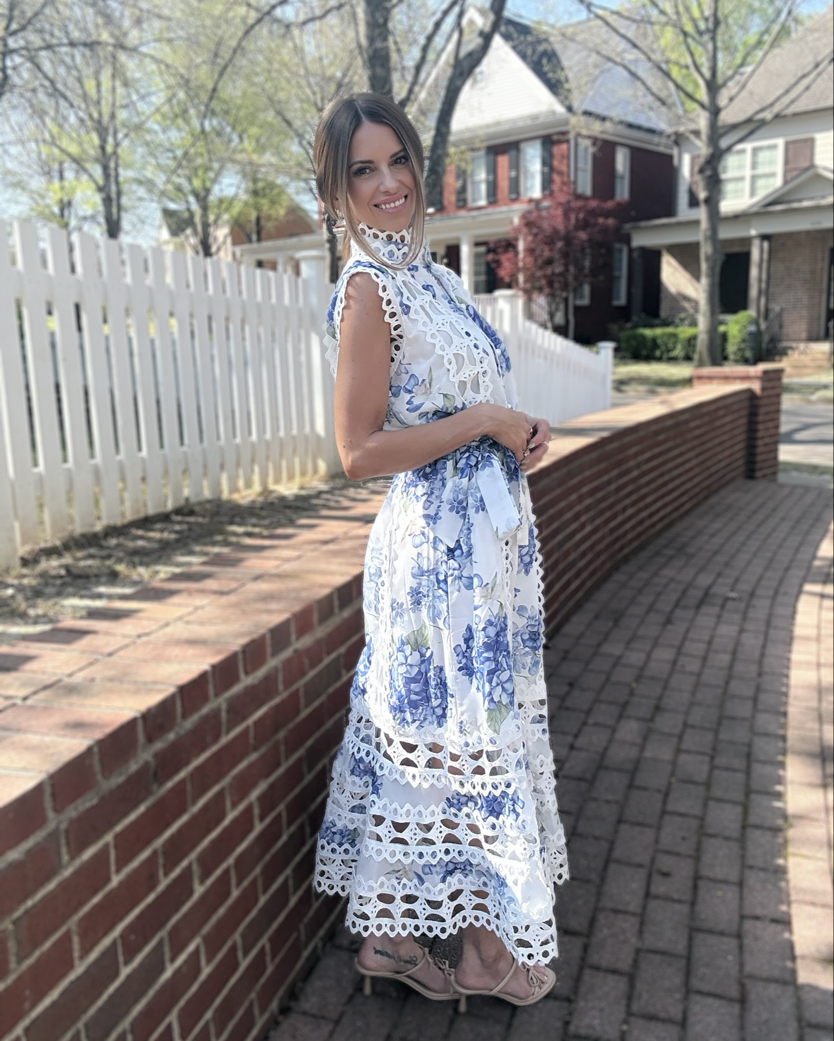 Gorgeous lacy spring dress & blue floral from @Chicwish clutch bag is also from them 

#LTKootd #LTKFestival #LTKPetite