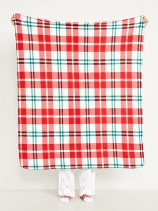 Printed Fleece Blanket for the Family | Old Navy (US)