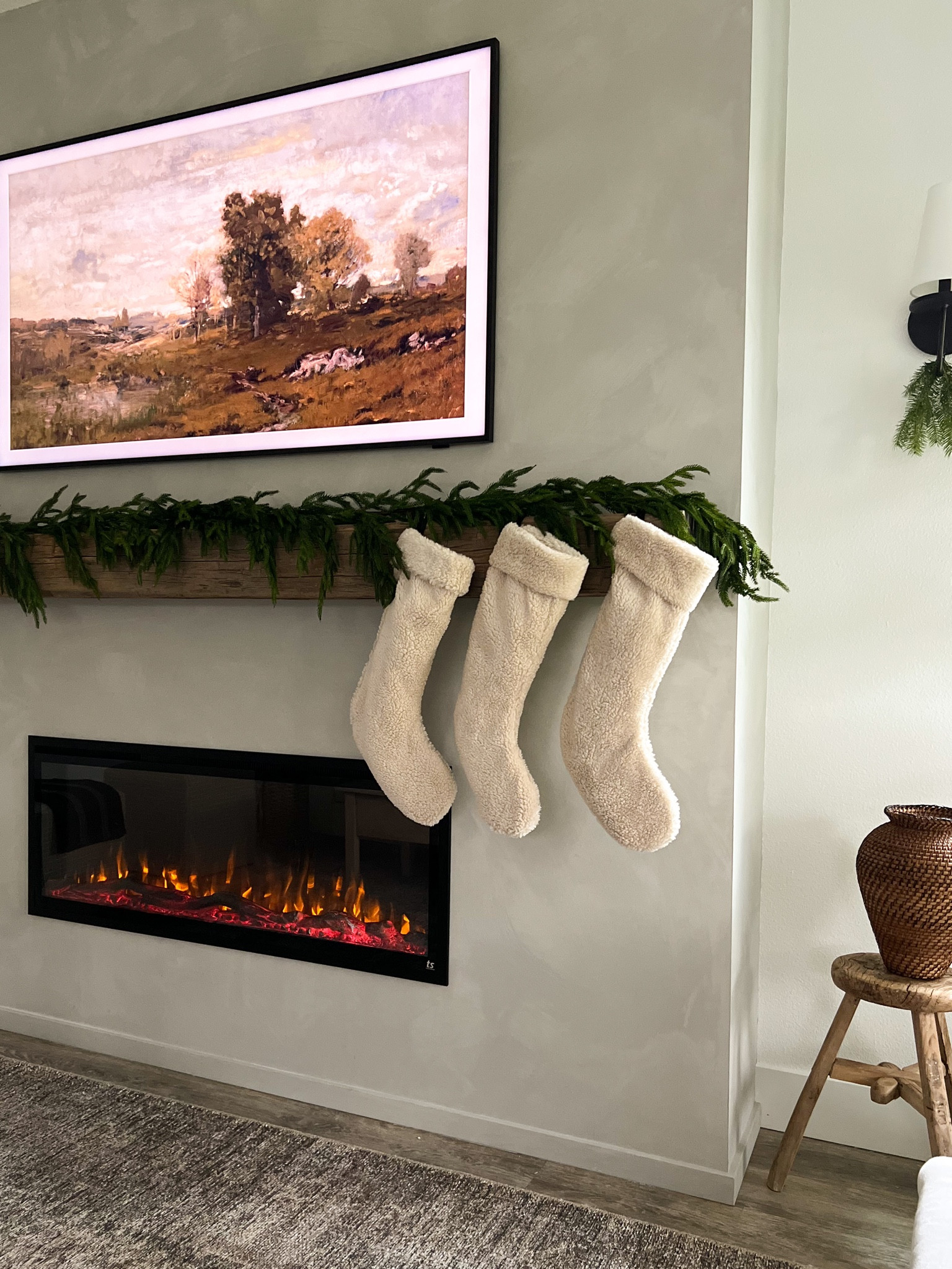 Cream Sherpa Christmas stockings  

#LTKSeasonal #LTKHoliday #LTKunder50