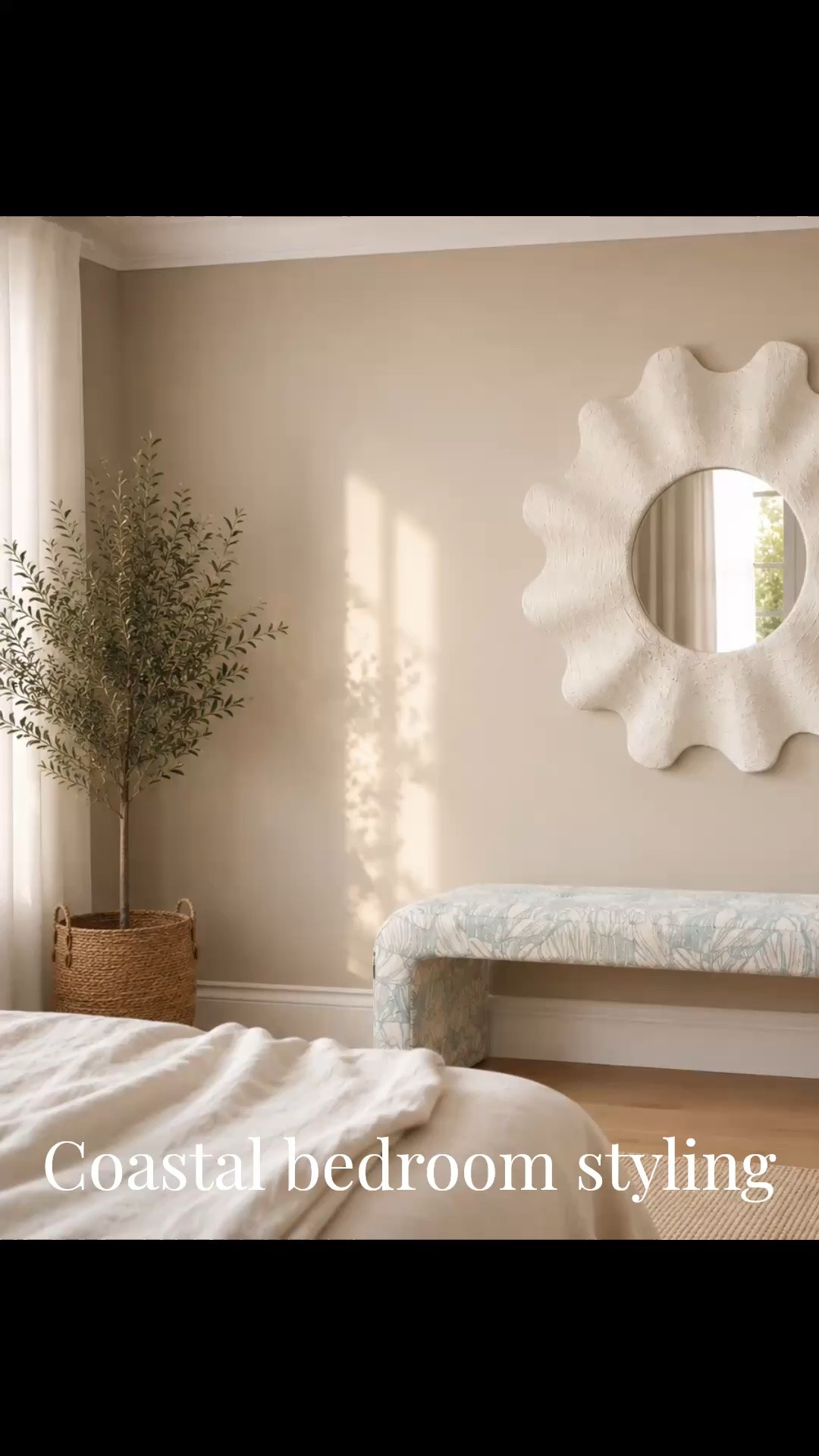 Rendering of a simple & easy coastal styling!! A bench, a plant, & a mirror is sometimes all you need

#LTKdayinmylife #LTKHome #LTKSaleAlert