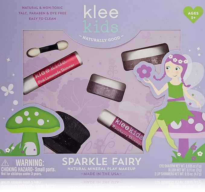 Luna Star Naturals Klee Kids Natural Mineral Makeup 4 Piece Kit, Sparkle Fairy | Amazon (US)