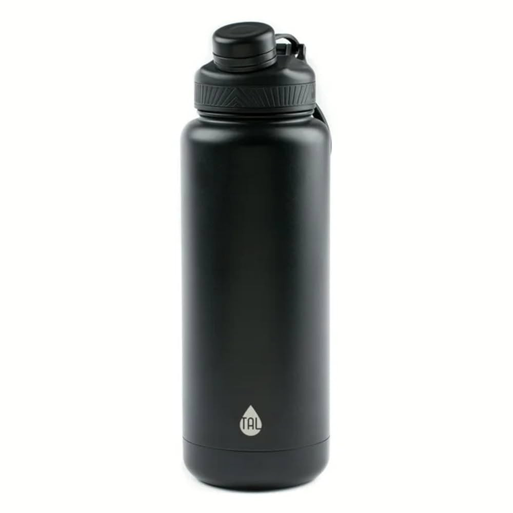 Water Bottle Double Wall Insulated Stainless Steel Ranger Pro - 40oz - Black | Amazon (US)