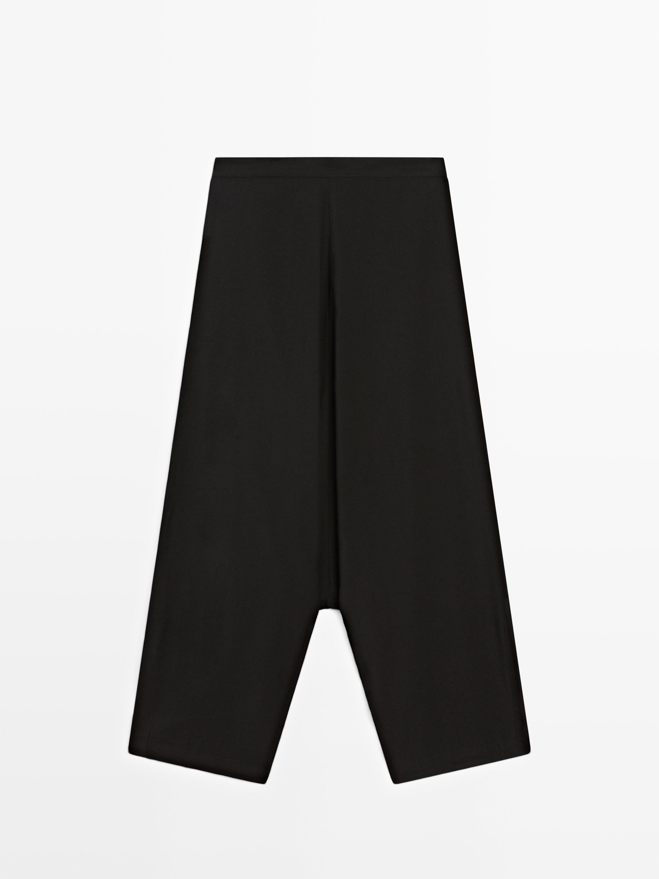 Flowing baggy trousers | Massimo Dutti UK