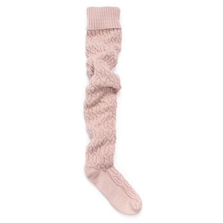 MUK LUKS Women's Chunky Cable Over the Knee Socks | Target