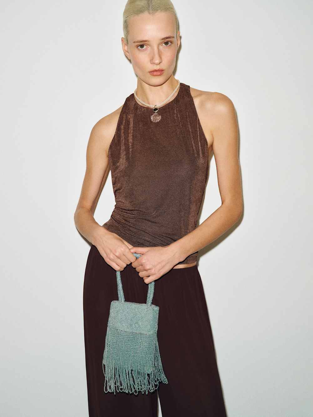 Valentina Mini Beaded Bag | Reformation (Global)