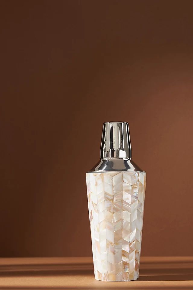 Mother-of-Pearl Cocktail Shaker | Anthropologie (US)