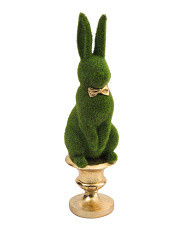 13.75in Resin Moss Rabbit Decor | TJ Maxx