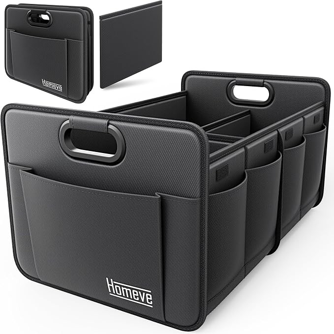 Car Trunk Organizer for SUV, 18.5Gal Large Capacity No-Sag Heavy Duty, Foldable Waterproof Anti-S... | Amazon (US)