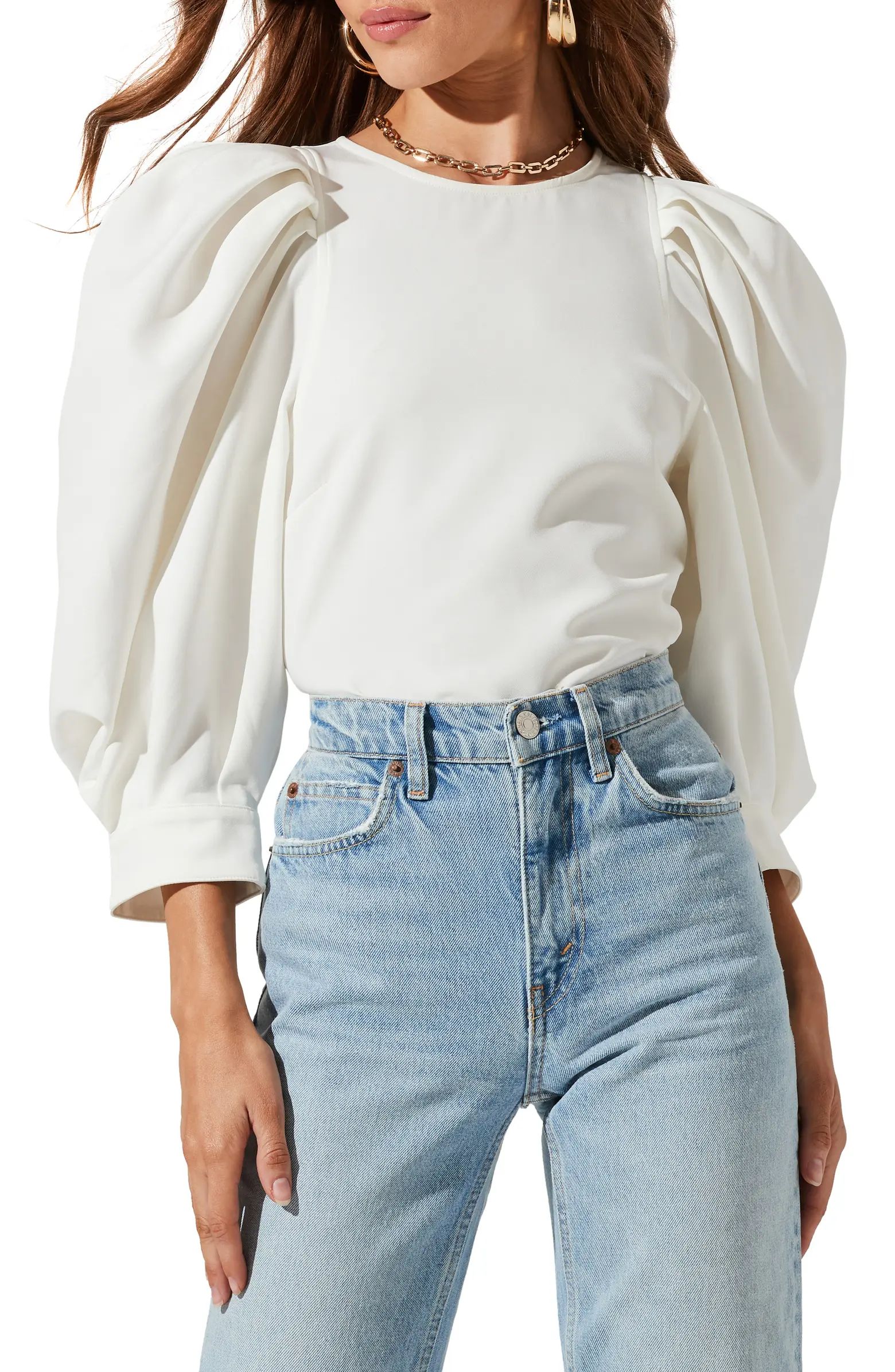Bubble Sleeve Blouse | Nordstrom