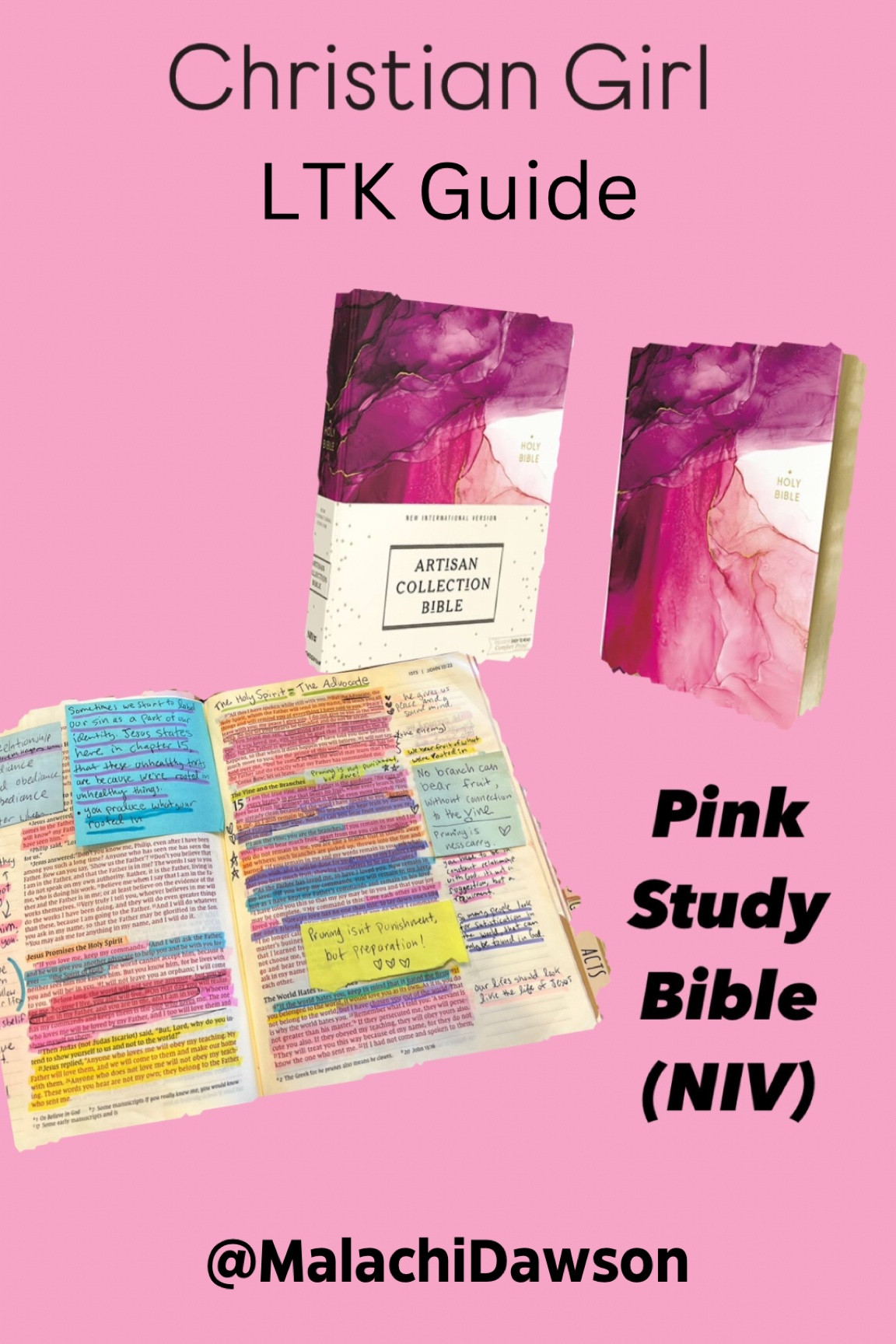 Christian Girl Guide for the perfect Study Bible!! This Pink study Bible has helped me journal, and increased my understanding of the Word of God! 🩷💫📖 ON SALE ON AMAZON!! 

#bible #biblestudy #amazon #girls #christian bible 

#LTKFallSale #LTKBacktoSchool