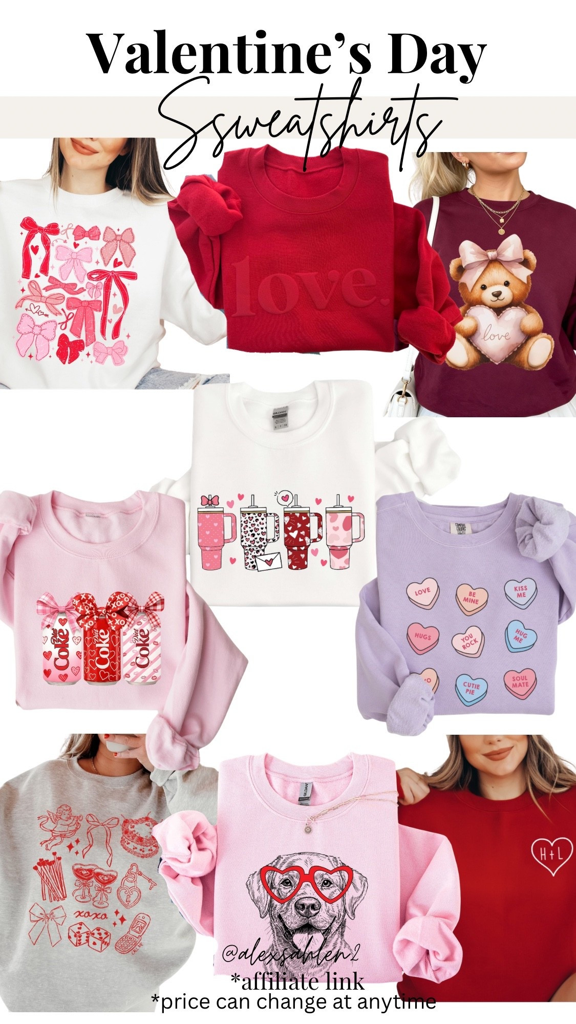 The cutest Valentine’s Day sweatshirt round up! 🩷🤍❤️

Valentine’s graphic, Valentine’s Day sweatshirt, Valentine’s Day graphic shirt