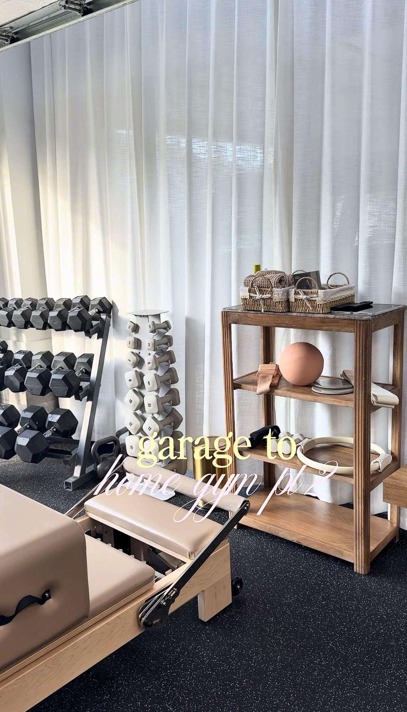 Turning around garage into our home gym / Pilates wellness center 🧘‍♀️

#LTKfitnessgoals #LTKActive #LTKHome