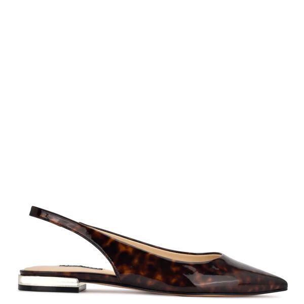 Lucee Slingback Pointy Toe Flats | Nine West (US)