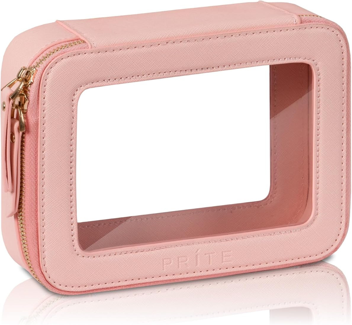 Prite Clear Makeup Bag Cosmetic Organizer Case Waterproof Travel Toiletry Bag Skincare Pouch with... | Amazon (CA)