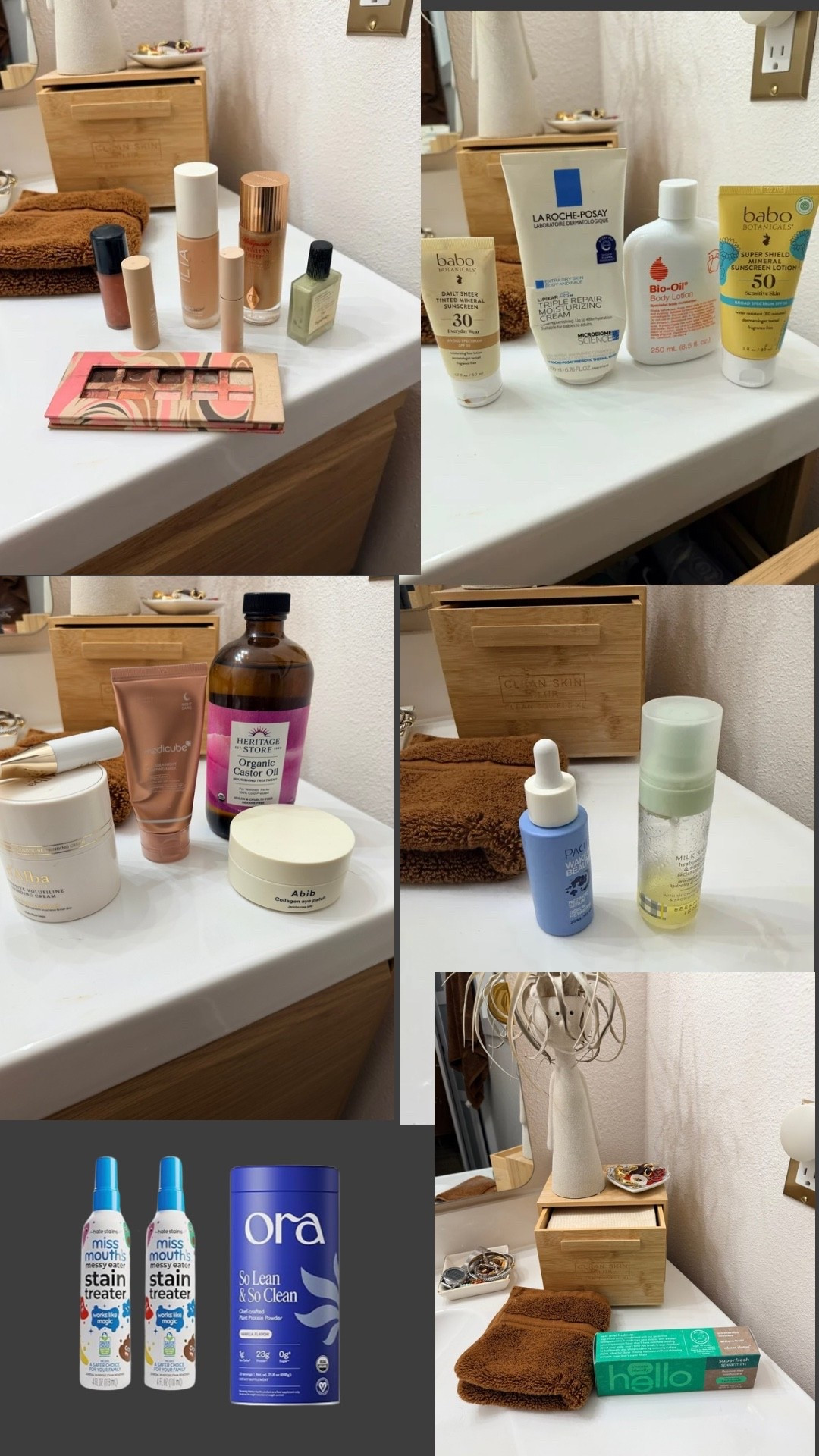 My favorite clean ingredients products❤️