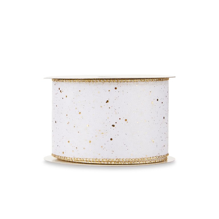 My Texas House White Gold Speckled Ribbon, 18‘ | Walmart (US)